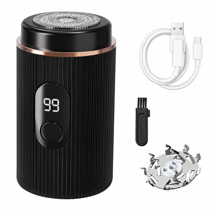 Mini Travel Shaver with LED Power Display