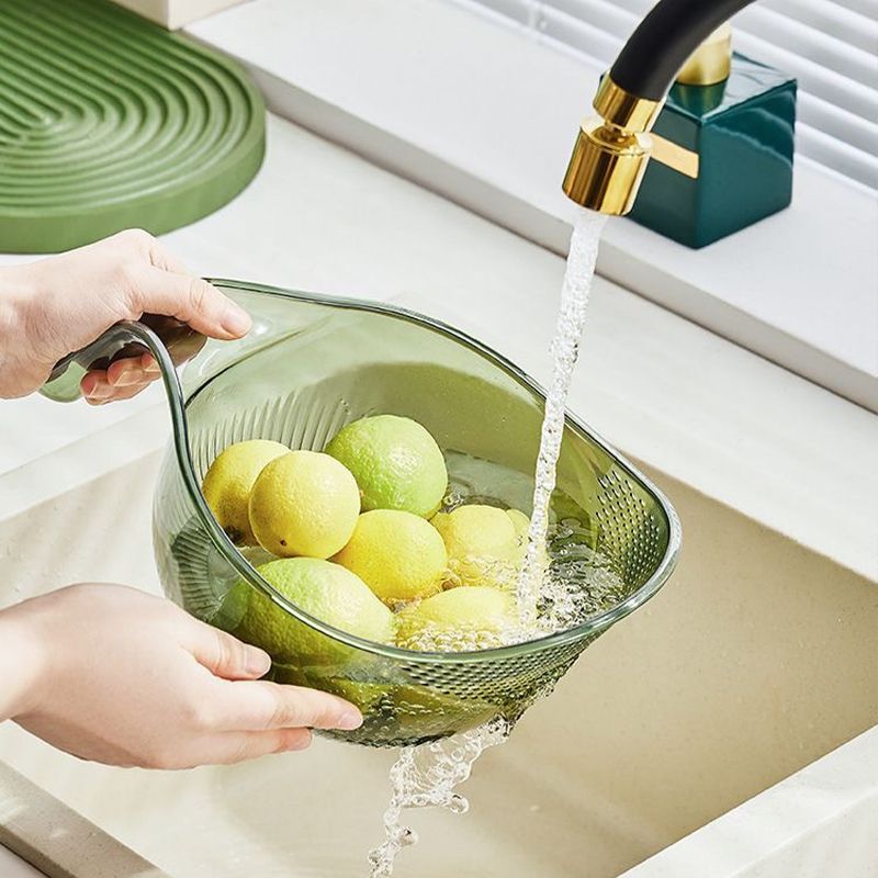 📢📢50% OFF & In Stock⏰ Wash Rice Without Losing a Grain – Fine Mesh Colander Bowl with Handle. UK Stock ✨
