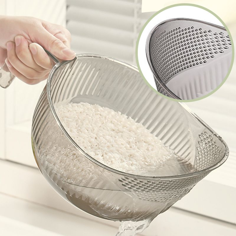 📢📢50% OFF & In Stock⏰ Wash Rice Without Losing a Grain – Fine Mesh Colander Bowl with Handle. UK Stock ✨