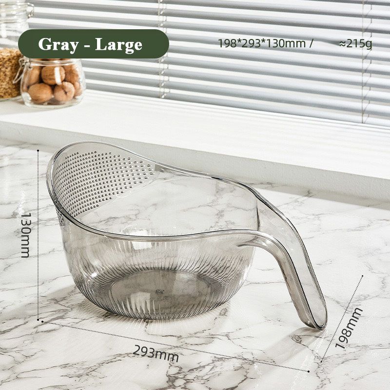 📢📢50% OFF & In Stock⏰ Wash Rice Without Losing a Grain – Fine Mesh Colander Bowl with Handle. UK Stock ✨
