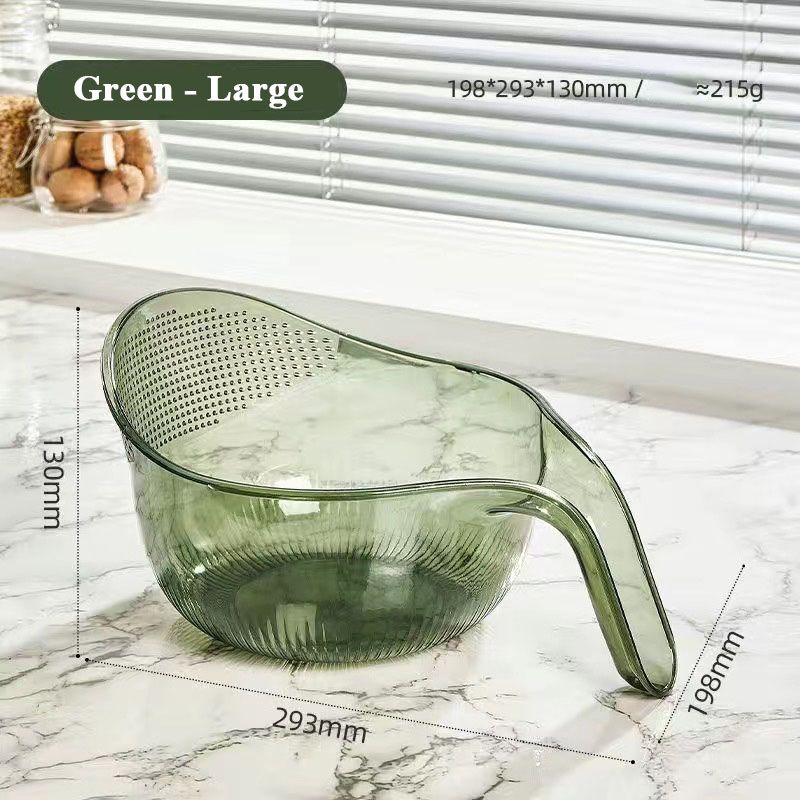 📢📢50% OFF & In Stock⏰ Wash Rice Without Losing a Grain – Fine Mesh Colander Bowl with Handle. UK Stock ✨