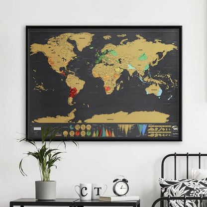 World Map Travel Journal