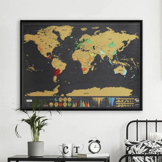 World Map Travel Journal