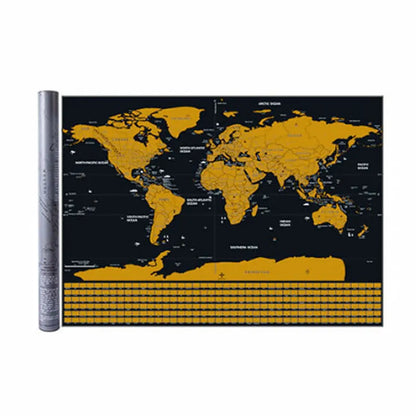 World Map Travel Journal