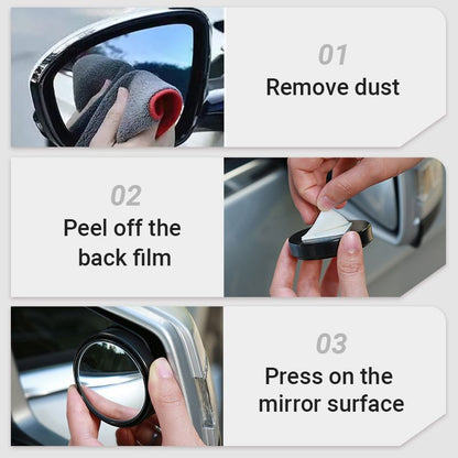 💥 BUY 1 GET 1 FREE – 🚗 360° Convex Blind Spot Mirror – Adjustable Car Side Mirror