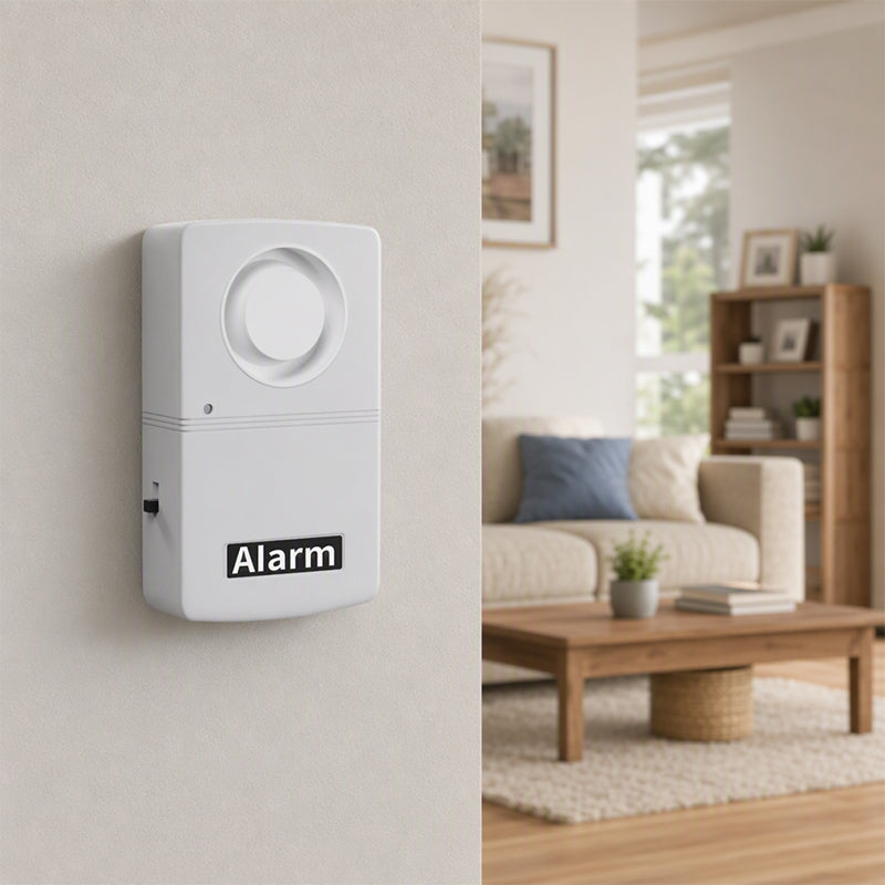 🚨 Wireless Door & Window Vibration Alarm – Smart Home Security Sensor