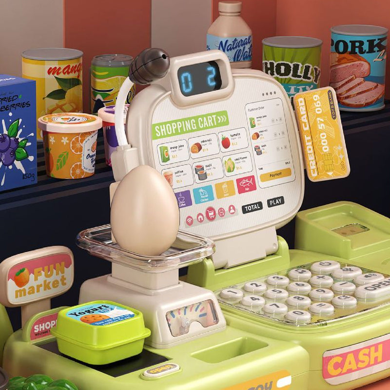 Kids Supermarket Cash Register Toy Set
