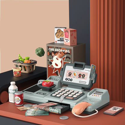 Kids Supermarket Cash Register Toy Set