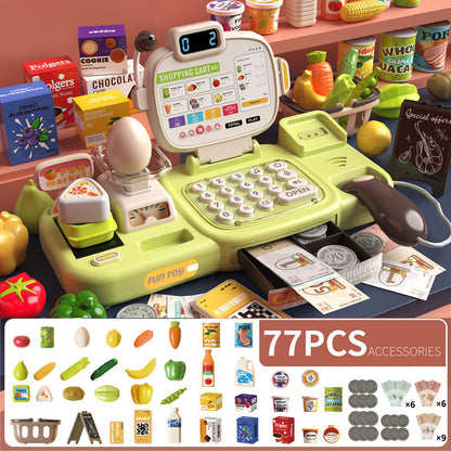 Kids Supermarket Cash Register Toy Set