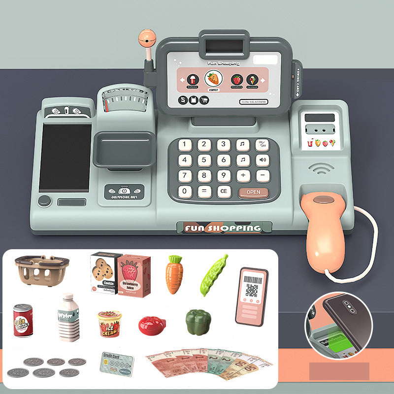 Kids Supermarket Cash Register Toy Set
