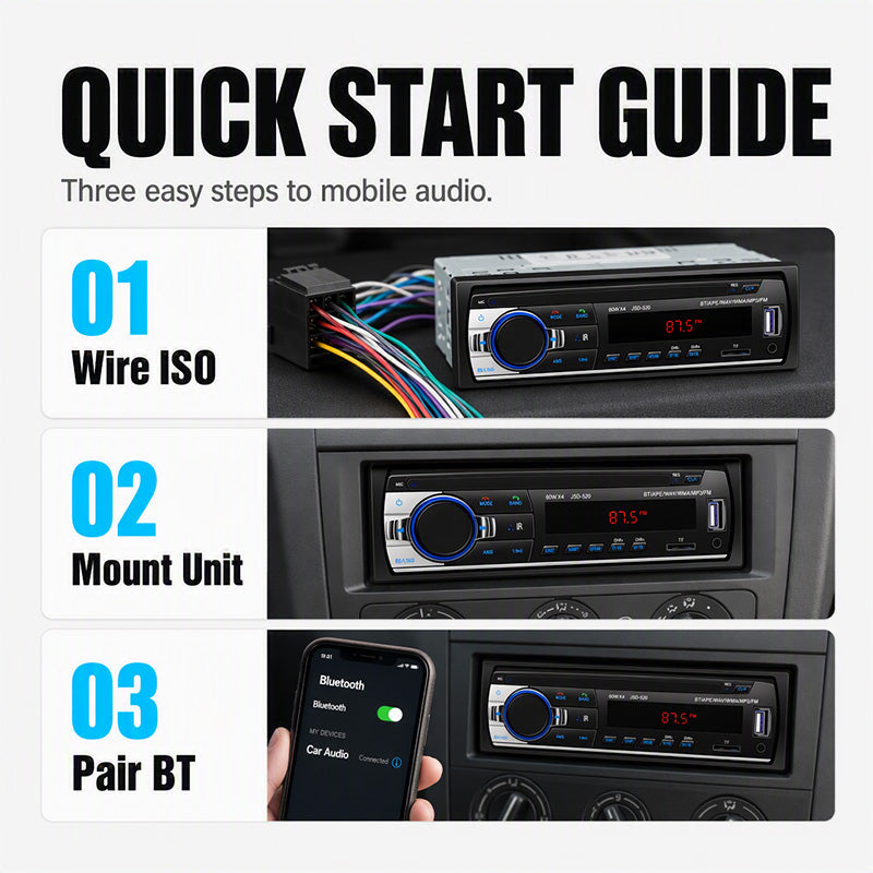 ⏳Limited-time 50% off⏰Bluetooth Car Radio🚗🎵