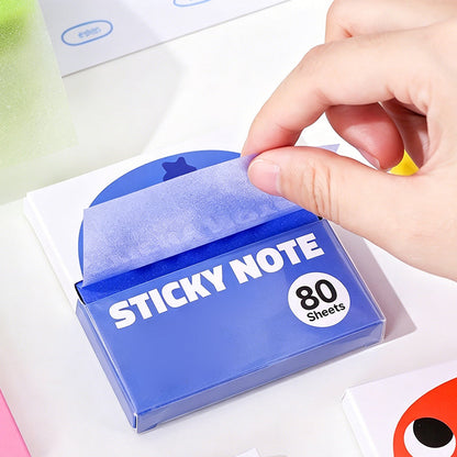 Grab Notes Instantly! No-Residue Pearlescent Pop-Up Sticky Notes