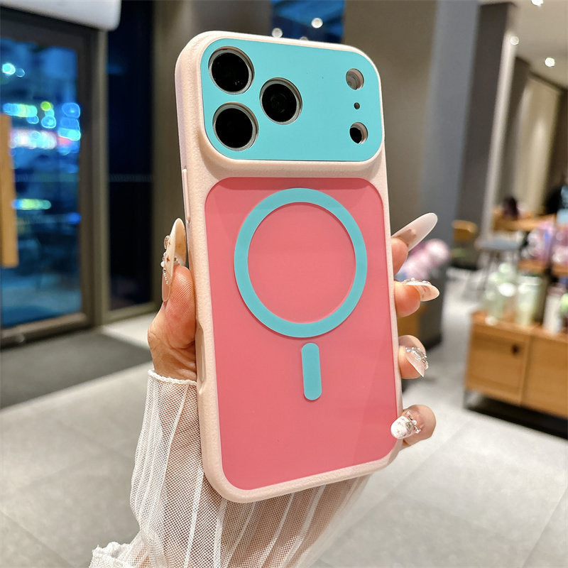 📱✨ Magnetic Dopamine Phone Case – Colorful Matte Protective Case for Everyday Style