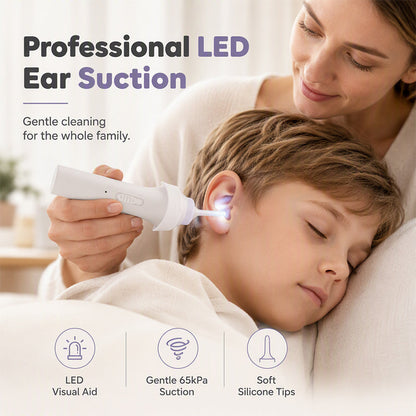 👂 Gentle Suction Ear Cleaner – LED-Guided Care Made Simple ✨