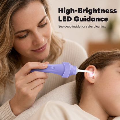 👂 Gentle Suction Ear Cleaner – LED-Guided Care Made Simple ✨