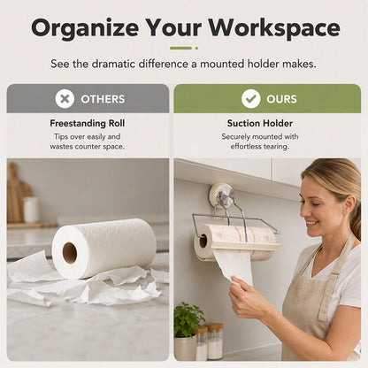 🔥HOT SALE 50% OFF🔥Suction Cup Kitchen Paper Towel Holder