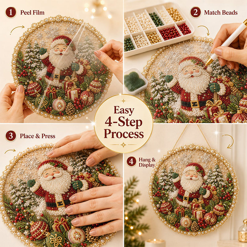 DIY Four Seasons Pearl Wreath Making Kit