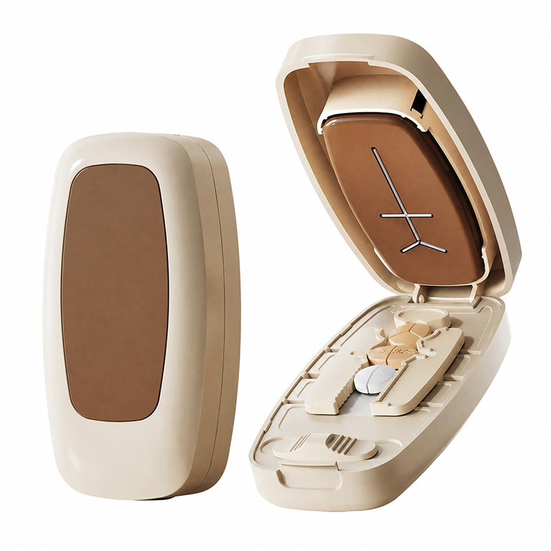 ⚡ Quick & Easy Pill Splitter 💊 Portable Pill Cutter Splitter