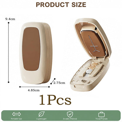 ⚡ Quick & Easy Pill Splitter 💊 Portable Pill Cutter Splitter