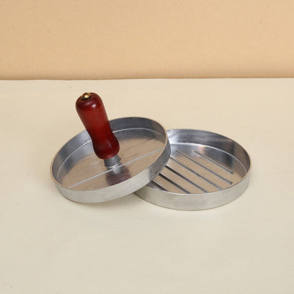 Burger Press with Wooden Handle
