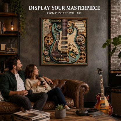 Creative Steampunk Guitar 3D Puzzle