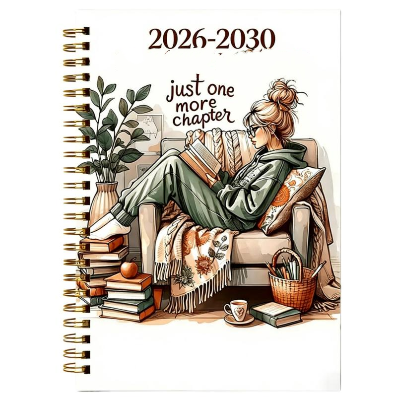 📚 2026–2030 5-Year Planner | Long-Term Monthly Organizer & Goal Planning Log Book for Work, School & Everyday Life
