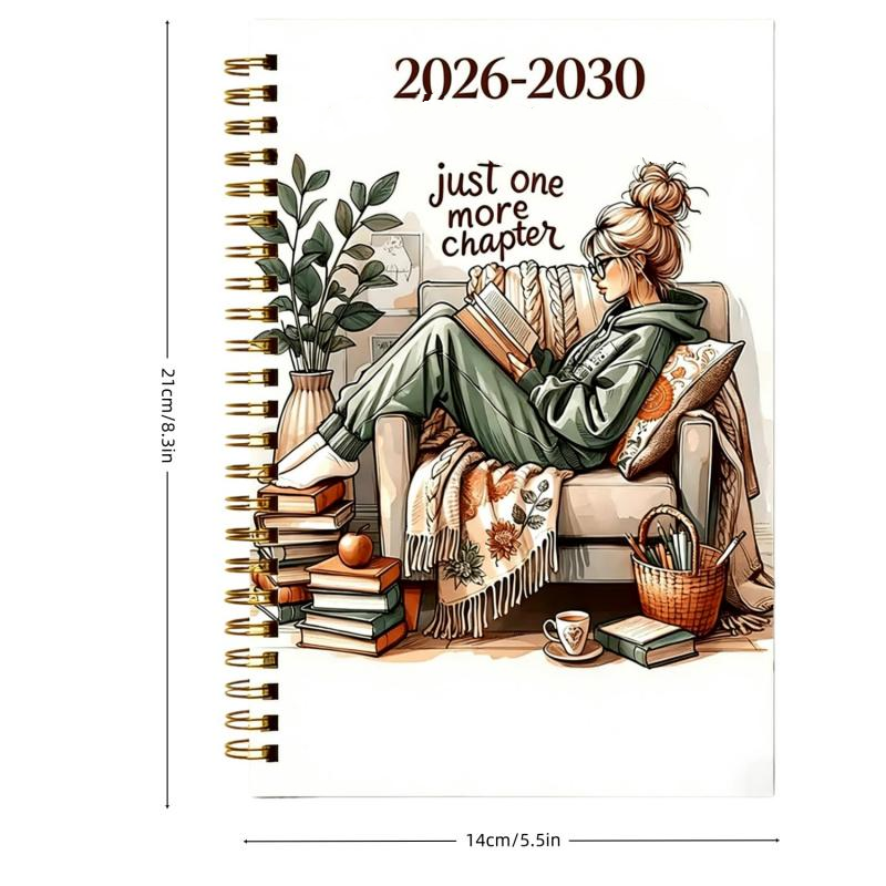📚 2026–2030 5-Year Planner | Long-Term Monthly Organizer & Goal Planning Log Book for Work, School & Everyday Life