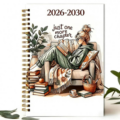 📚 2026–2030 5-Year Planner | Long-Term Monthly Organizer & Goal Planning Log Book for Work, School & Everyday Life