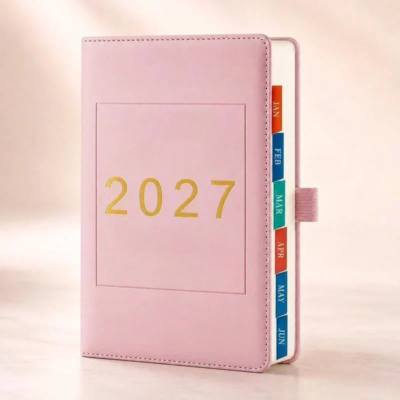 📢📢50% OFF !! ⏰A5 2027 One‑Day‑Per‑Page Diary Notebook ✨