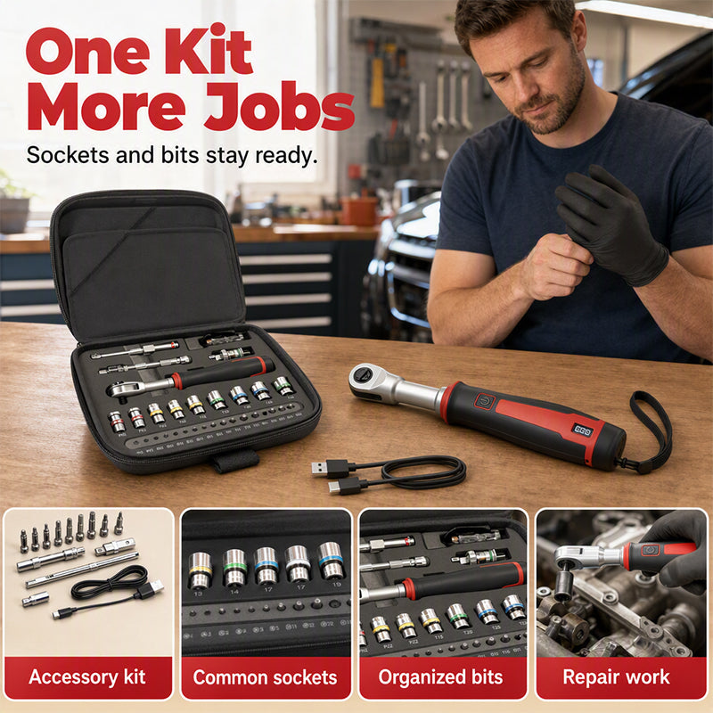 📢📢50% OFF !! ⏰3.6V Rechargeable Electric Ratchet Wrench