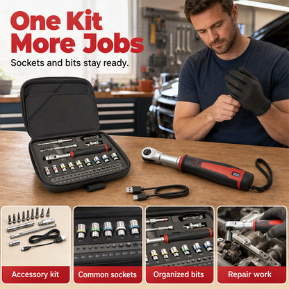📢📢50% OFF !! ⏰3.6V Rechargeable Electric Ratchet Wrench