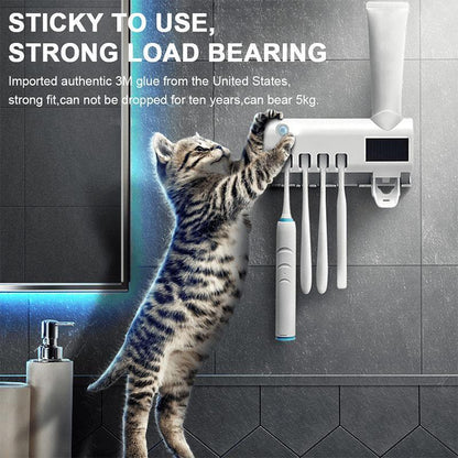 🦷🚿Wall-Mounted UV Toothbrush Sanitizer & Holder