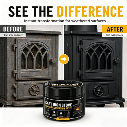 🔥 Cast Iron Restorer Paste – Bring Back the Deep Black Finish ✨