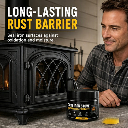 🔥 Cast Iron Restorer Paste – Bring Back the Deep Black Finish ✨
