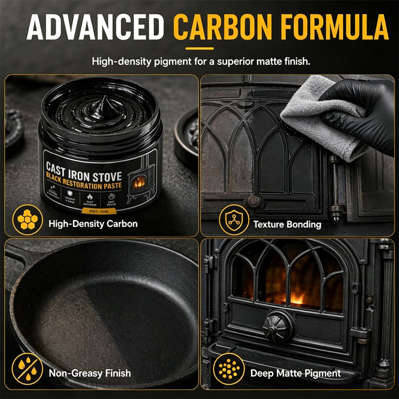 🔥 Cast Iron Restorer Paste – Bring Back the Deep Black Finish ✨