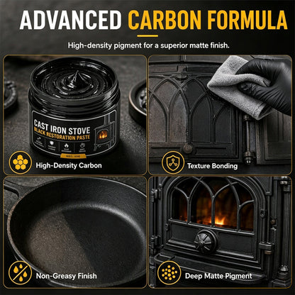🔥 Cast Iron Restorer Paste – Bring Back the Deep Black Finish ✨