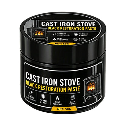 🔥 Cast Iron Restorer Paste – Bring Back the Deep Black Finish ✨