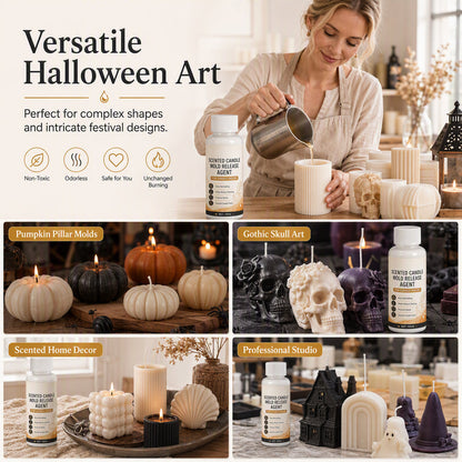 🎃 Scented Candle Mold Release Agent – Easy Demolding Spray for Smooth, Flawless Halloween Candle Creations