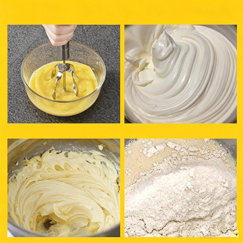 Easy Press Manual Egg Beater