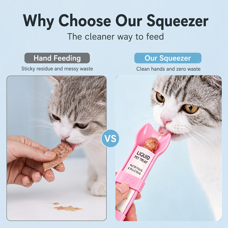 Mess-Free Cat Strip Feeder