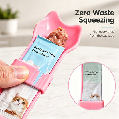 Mess-Free Cat Strip Feeder