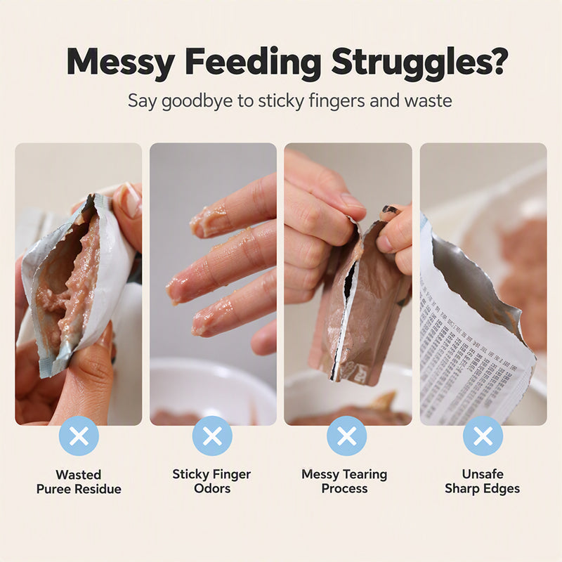 Mess-Free Cat Strip Feeder