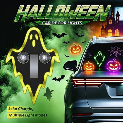 🎁🎃Halloween Sale 50% OFF! 🔥Solar Car Ghost Light with Smart Motion Sensor