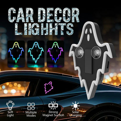 🎁🎃Halloween Sale 50% OFF! 🔥Solar Car Ghost Light with Smart Motion Sensor