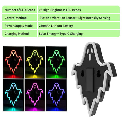 🎁🎃Halloween Sale 50% OFF! 🔥Solar Car Ghost Light with Smart Motion Sensor
