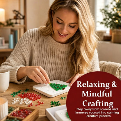 🎄 Christmas Mosaic Craft Kit – Create Your Own Sparkling Holiday Decor ✨