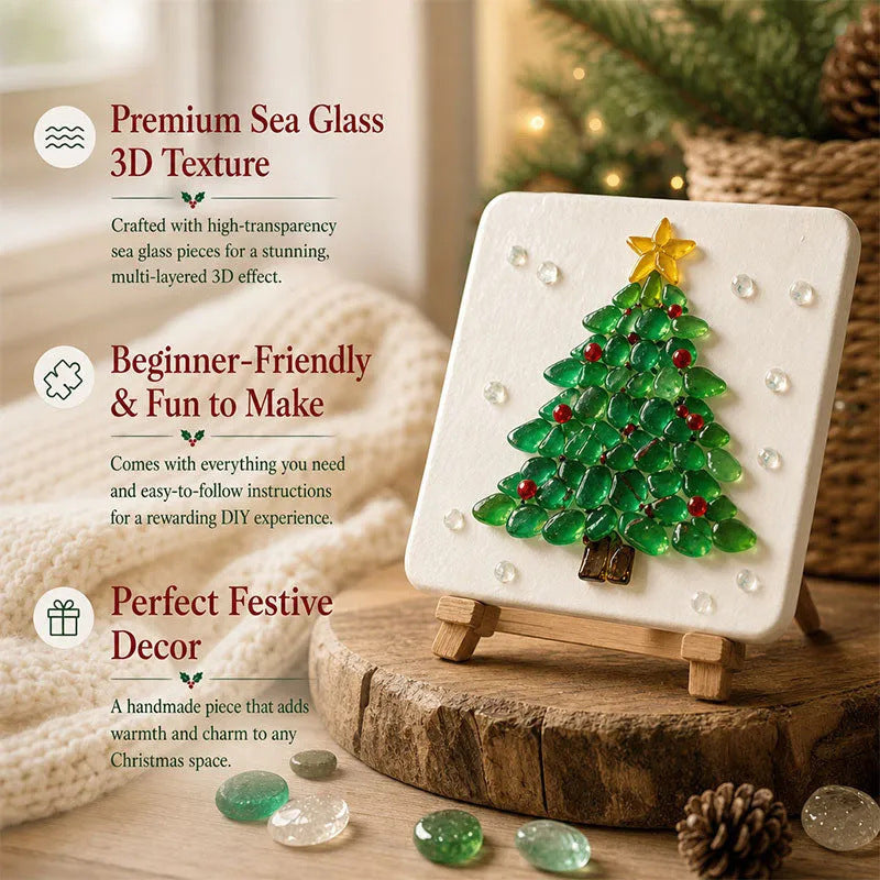 🎄 Christmas Mosaic Craft Kit – Create Your Own Sparkling Holiday Decor ✨