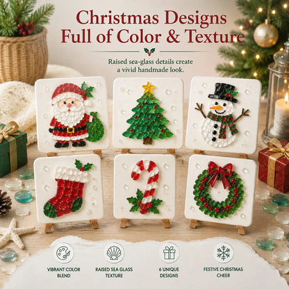 🎄 Christmas Mosaic Craft Kit – Create Your Own Sparkling Holiday Decor ✨