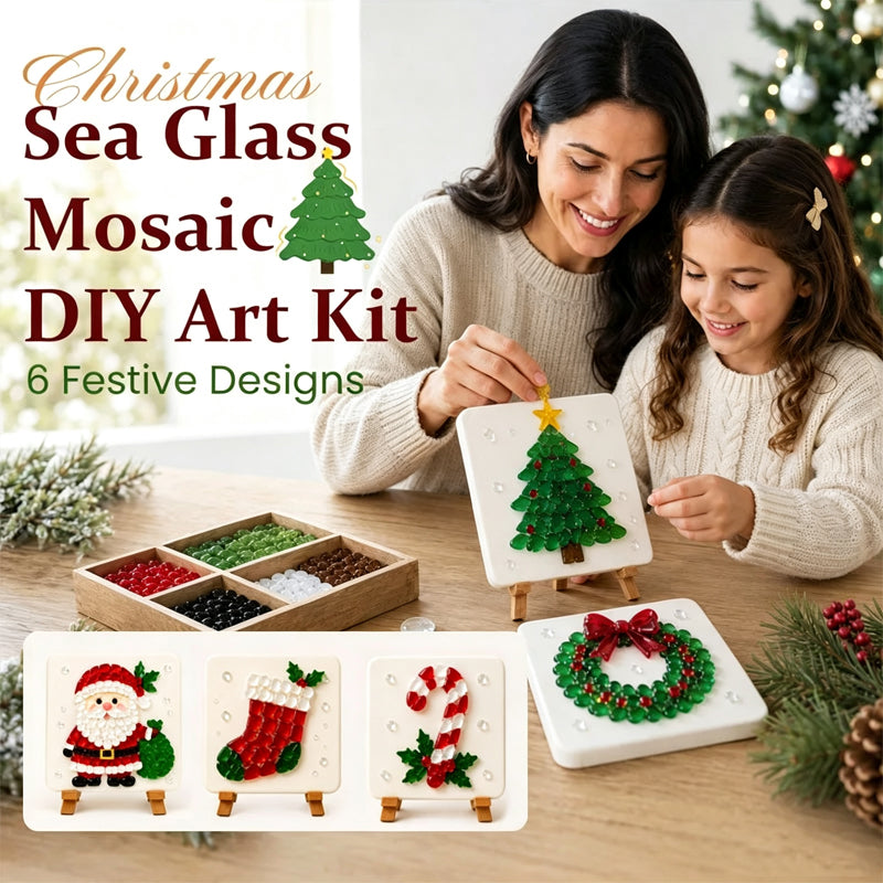 🎄 Christmas Mosaic Craft Kit – Create Your Own Sparkling Holiday Decor ✨