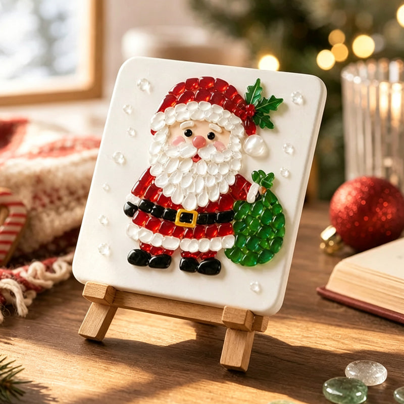 🎄 Christmas Mosaic Craft Kit – Create Your Own Sparkling Holiday Decor ✨